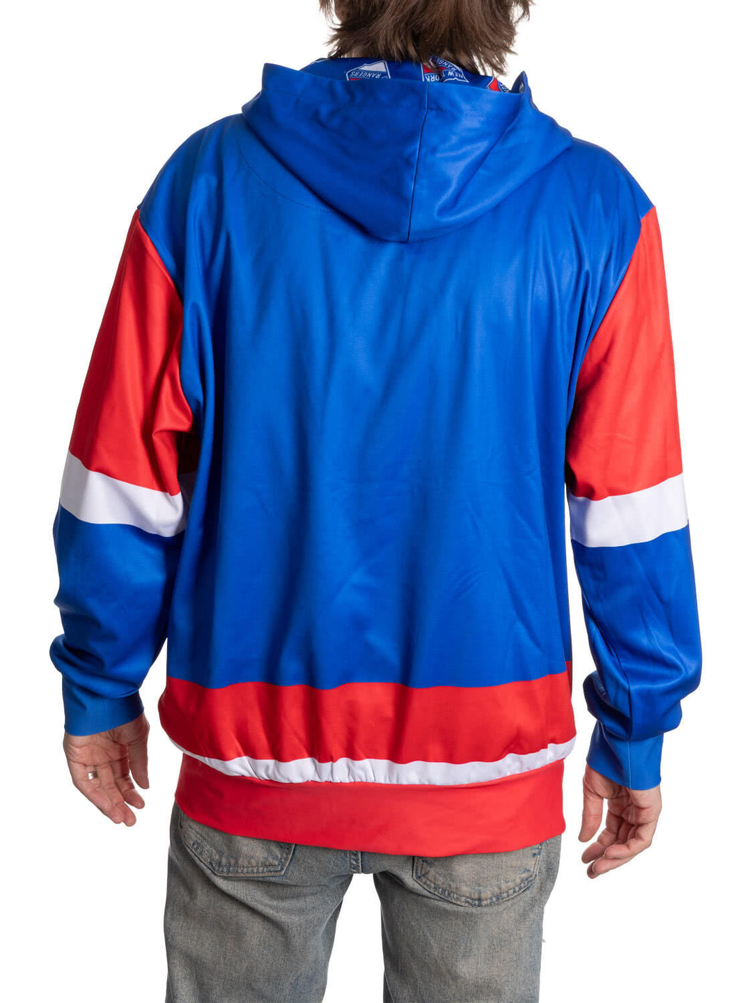 New York Rangers "Hockey Lace" Hockey Hoodie
