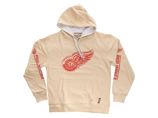 Detroit Red Wings Oatmeal Hockey Hoodie