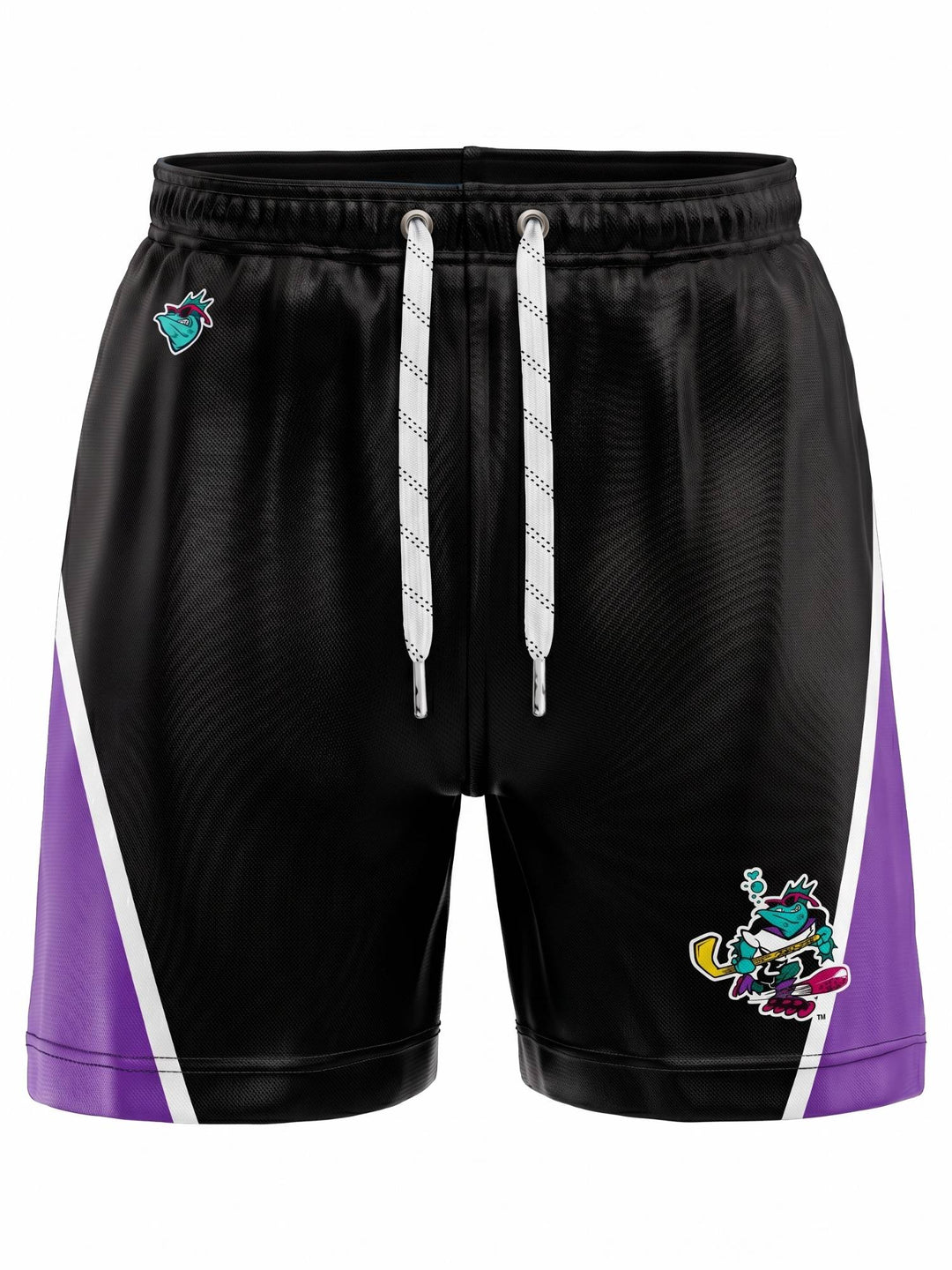  Bench Clearers San Diego Barracudas Hockey Shorts - 3D FRONT