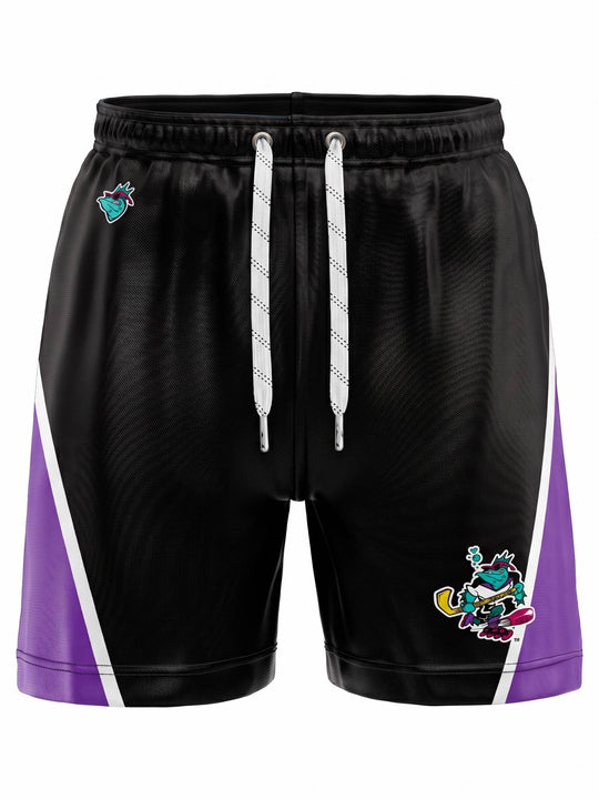  Bench Clearers San Diego Barracudas Hockey Shorts - 3D FRONT