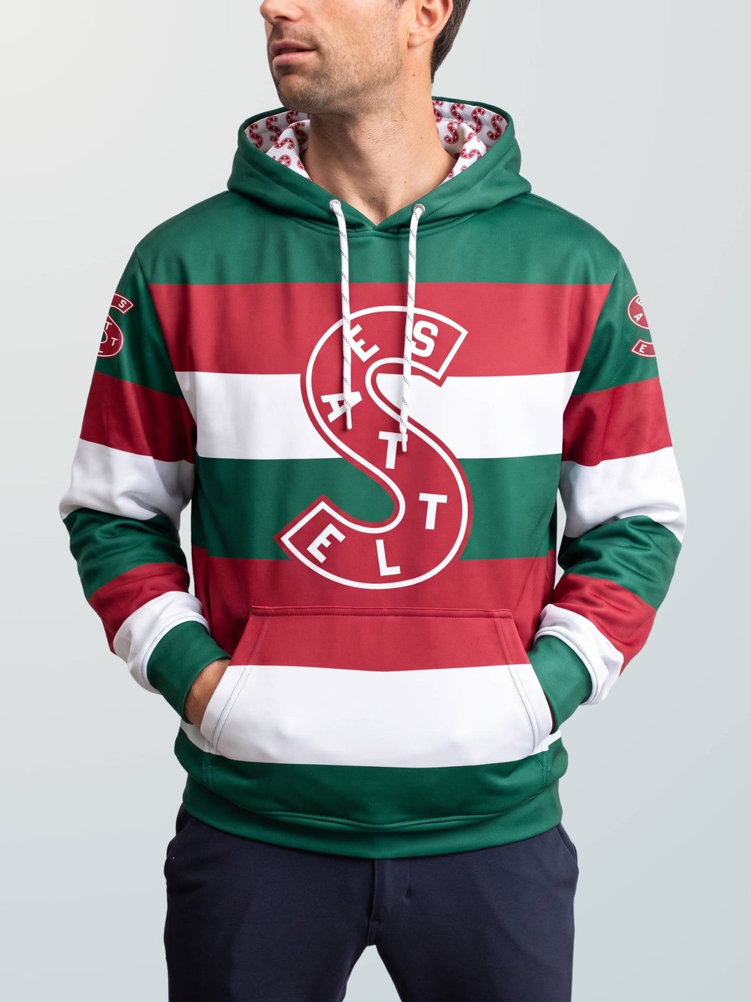 bench Clearers Seattle Metropolitans Hockey Hoodie