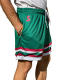 Seattle Metropolitans Hockey Shorts - SIDE1