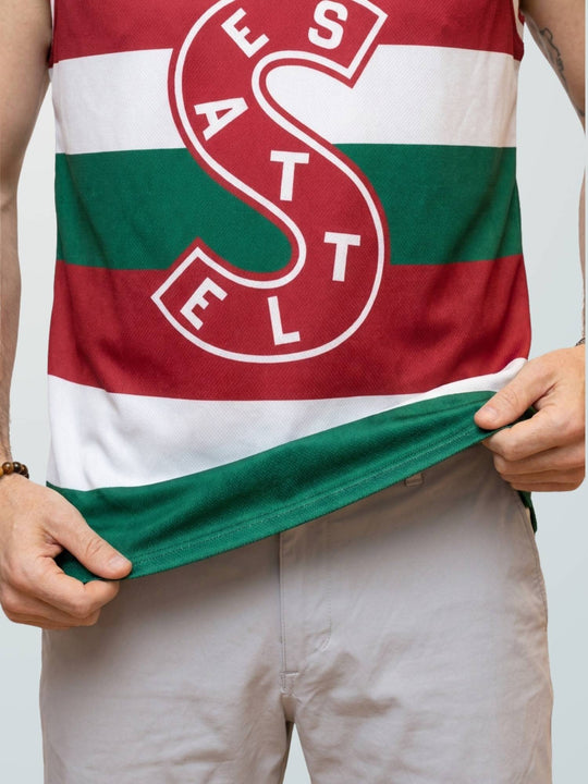 Bench Clearers Seattle Metropolitans Hockey Tank - FABRIC FRONT