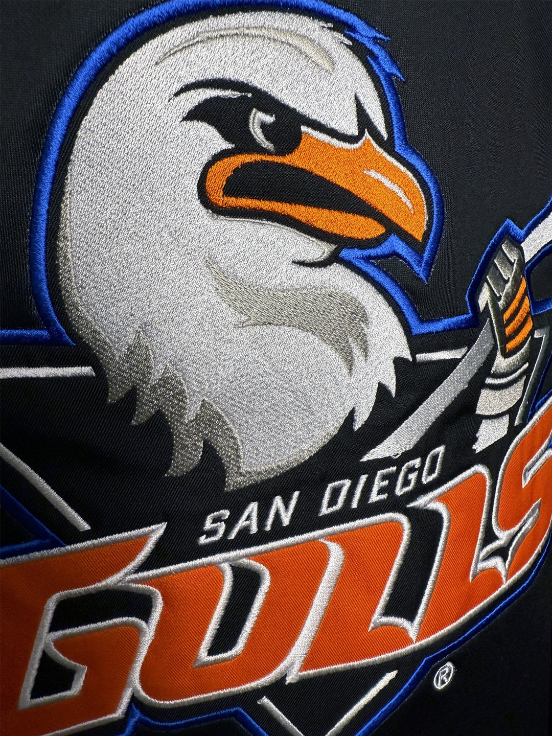 San Diego Gulls AHL Hockey Embroidered Lace Hoodie