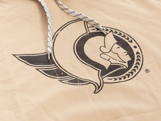 Ottawa Senators Oatmeal Hockey Hoodie