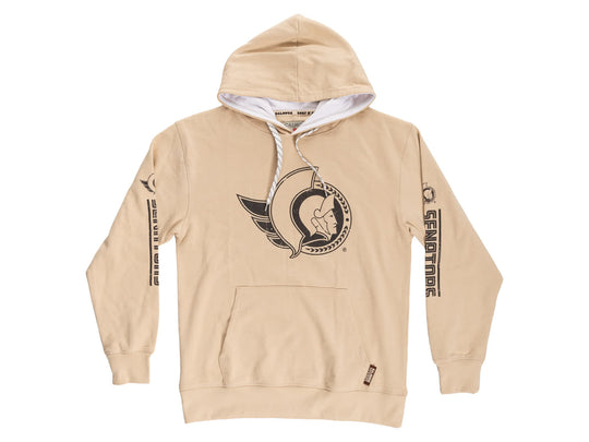 Ottawa Senators Oatmeal Hockey Hoodie