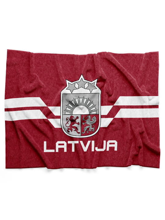 Latvia Nations 2026 Sherpa Blanket