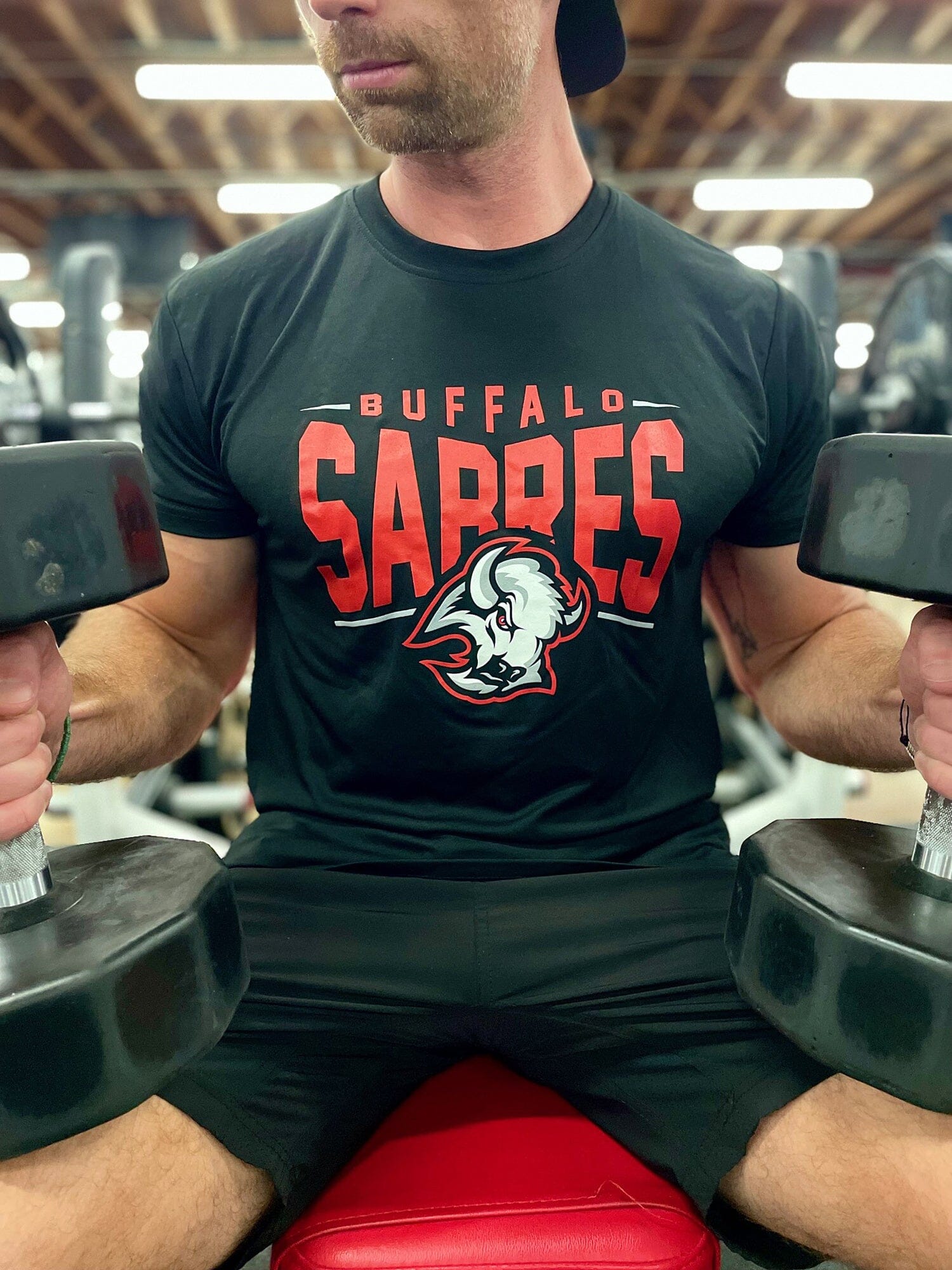 Buffalo Sabres 'Goathead' "Full Fandom" Alternate Moisture Wicking T-Shirt - Life1