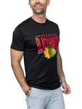 Chicago Blackhawks "Full Fandom" Moisture Wicking T-Shirt T-Shirt BenchClearers 