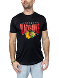 Chicago Blackhawks "Full Fandom" Moisture Wicking T-Shirt T-Shirt BenchClearers S Black Polyester