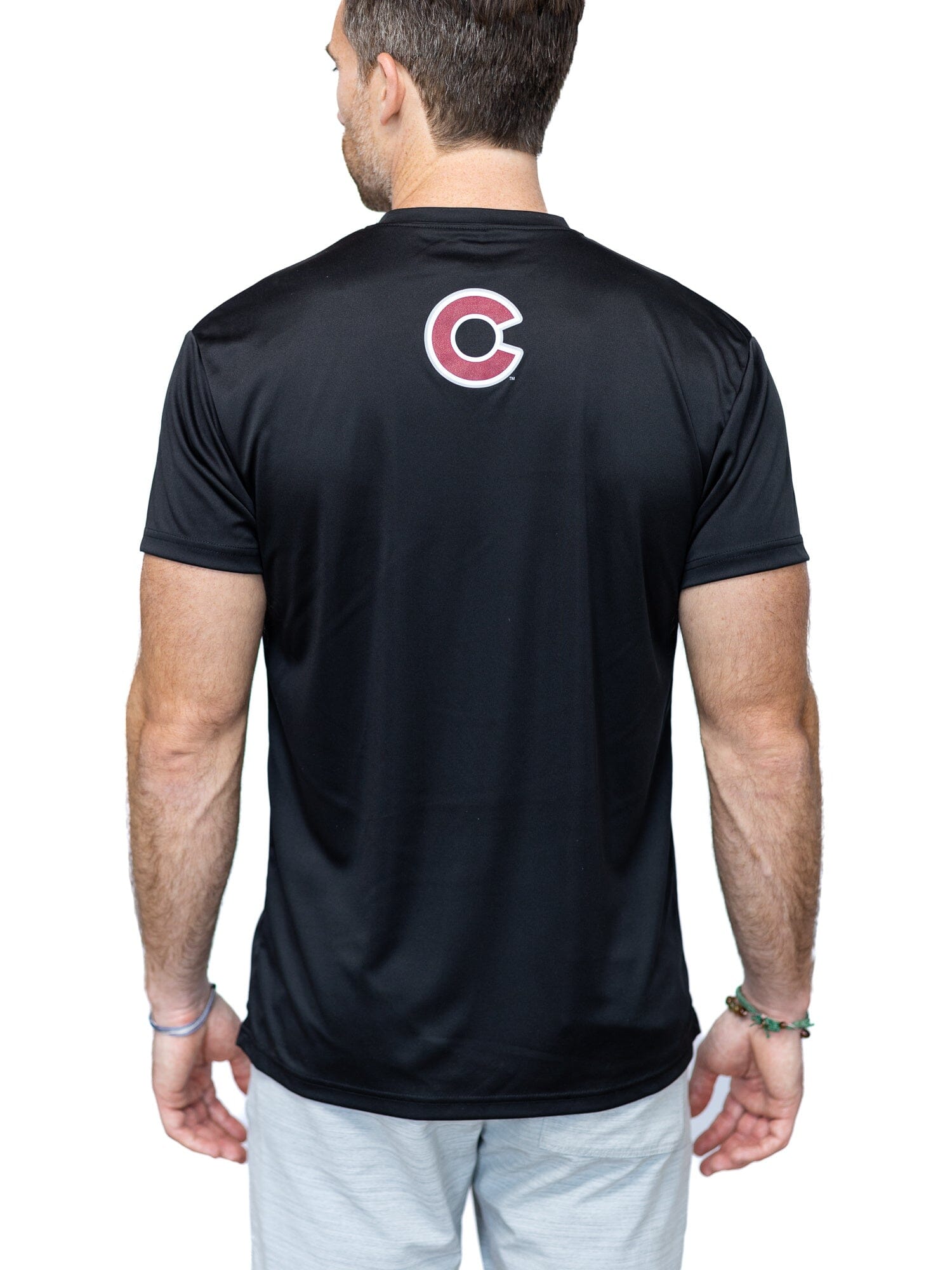 Bench Clearers Colorado Avalanche Full Fandom Moisture Wicking T-Shirt - S / Black / Polyester