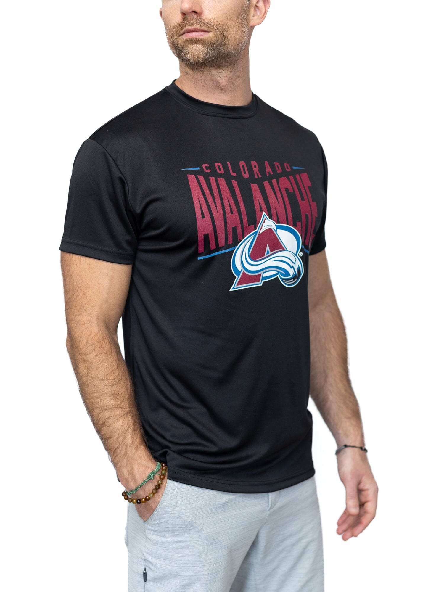 Colorado Avalanche "Full Fandom" Moisture Wicking T-Shirt - Front 2
