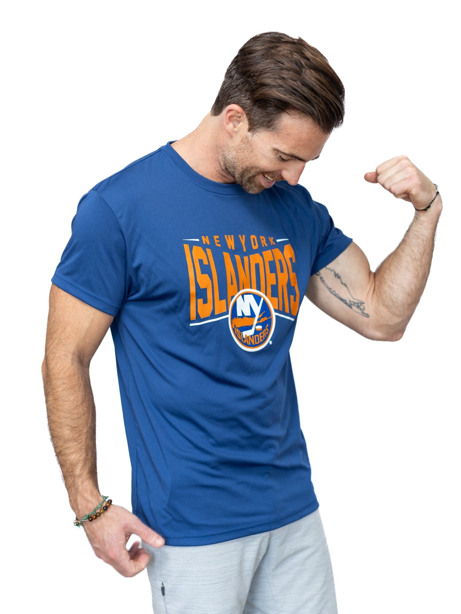 New York Islanders "Full Fandom" Moisture Wicking T-Shirt - Front 2
