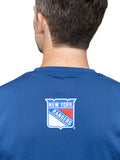New York Rangers "Full Fandom" Moisture Wicking T-Shirt - Back Logo