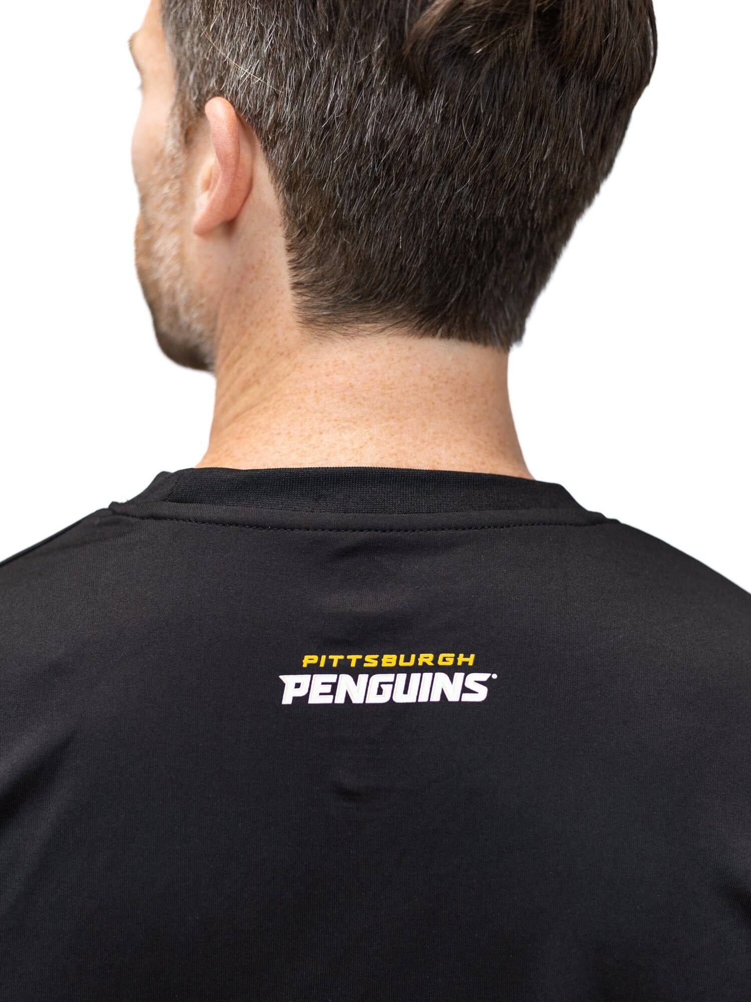 Bench Clearers Pittsburgh Penguins Full Fandom Moisture Wicking T-Shirt - S / Black / Polyester