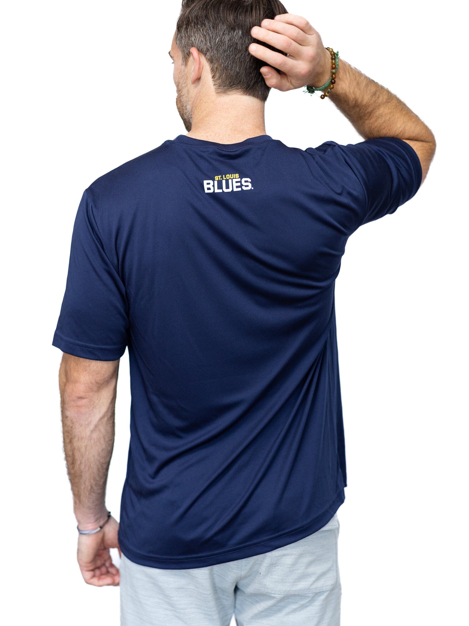 St. Louis Blues "Full Fandom" Moisture Wicking T-Shirt - Back