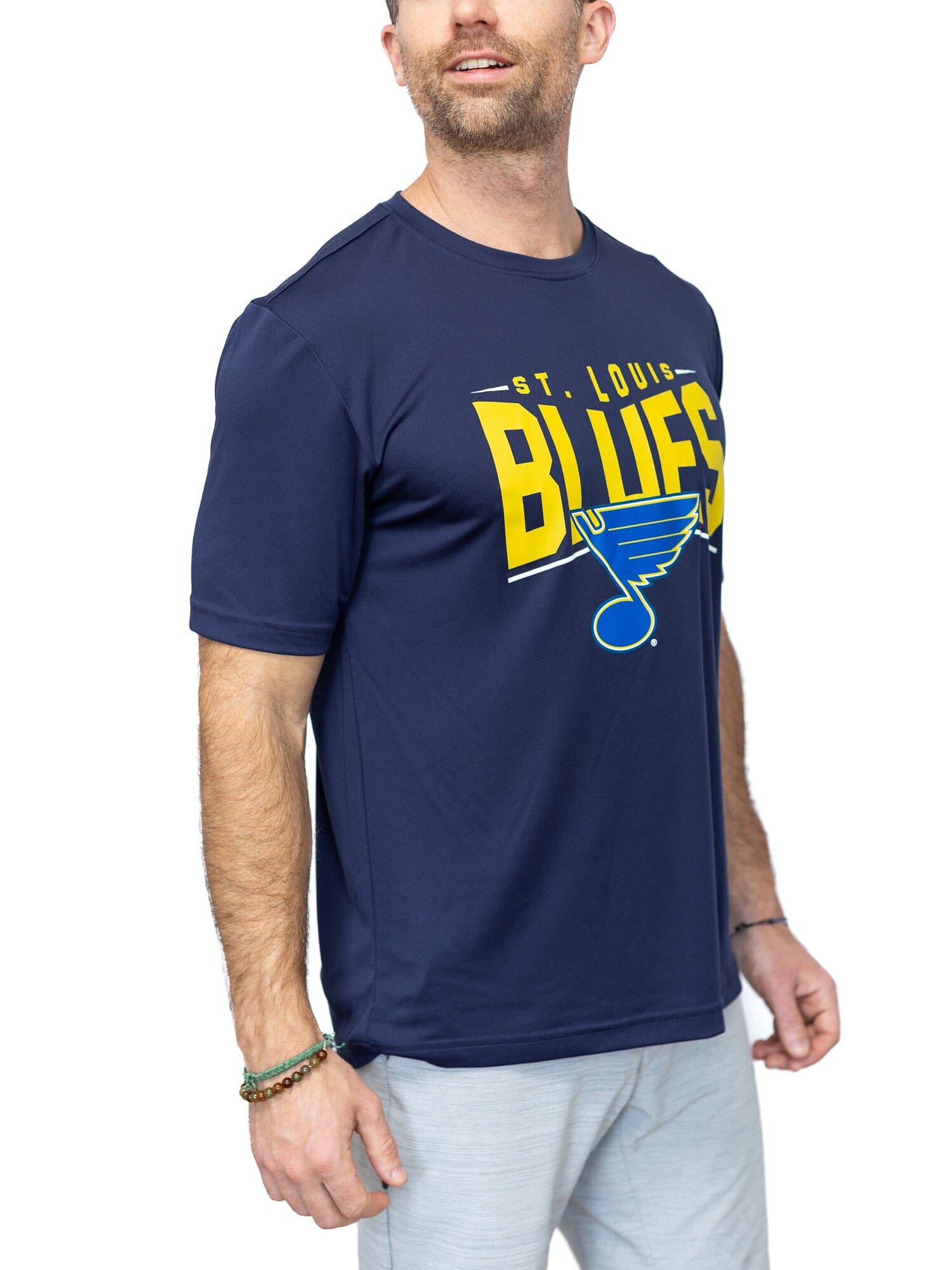 St. Louis Blues "Full Fandom" Moisture Wicking T-Shirt - Front 2