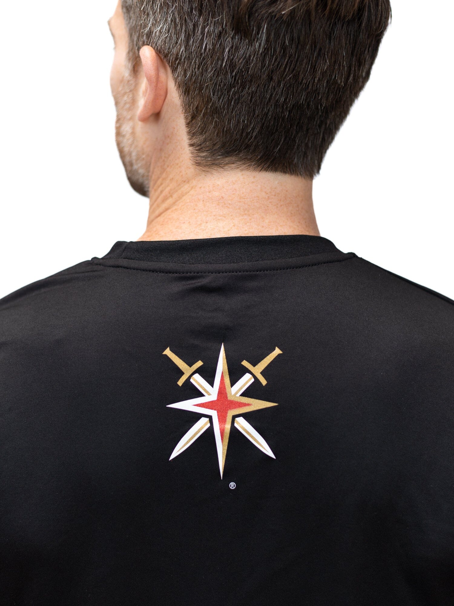 Vegas Golden Knights "Full Fandom" Moisture Wicking T-Shirt - Back Logo