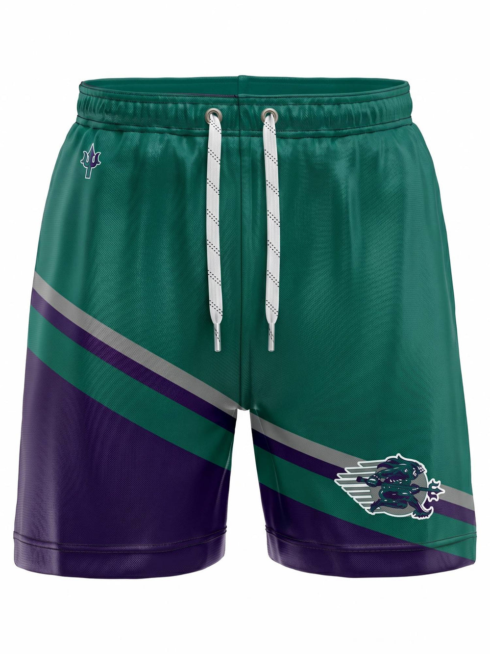  Bench Clearers Tampa Bay Tritons Hockey Shorts - 3D FRONT