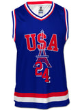 Team USA 2024 Special Edition Blue Hockey Tank - FRONT