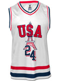 Team USA 2024 Special Edition White Hockey Tank - FRONT