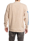 Toronto Maple Leafs Oatmeal Acid Washed Long Sleeve Shirt