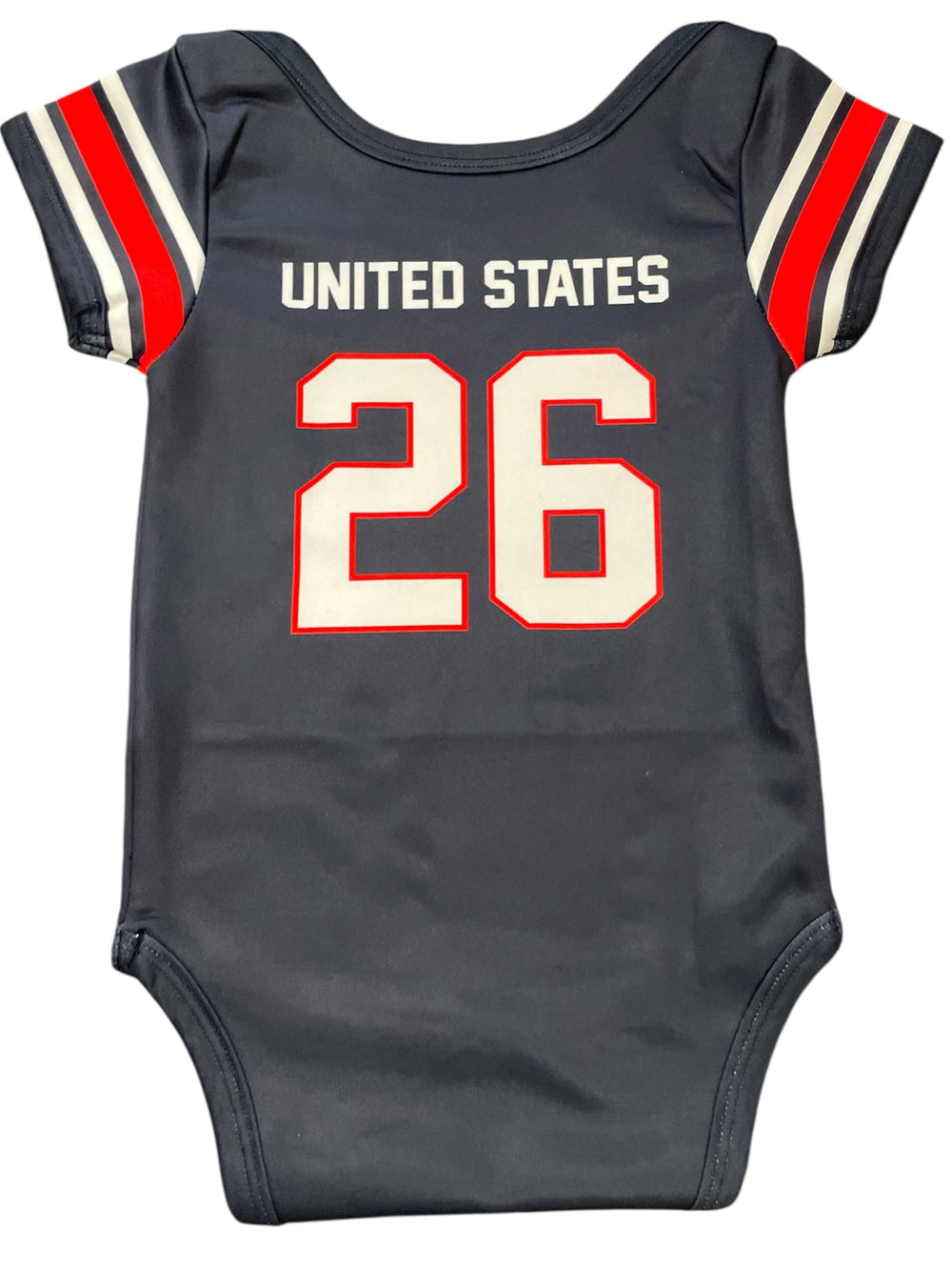 USA Hockey Logo Official Navy Baby Onecie