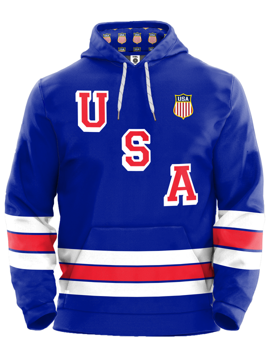 USA Hockey 2026 Hockey Hoodie - 3D Front