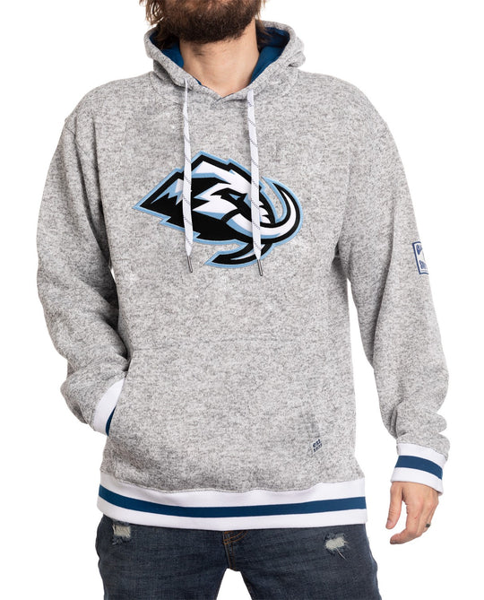 Utah Mammoth Felt-Patch Muskoka Hockey Hoodie - FRONT