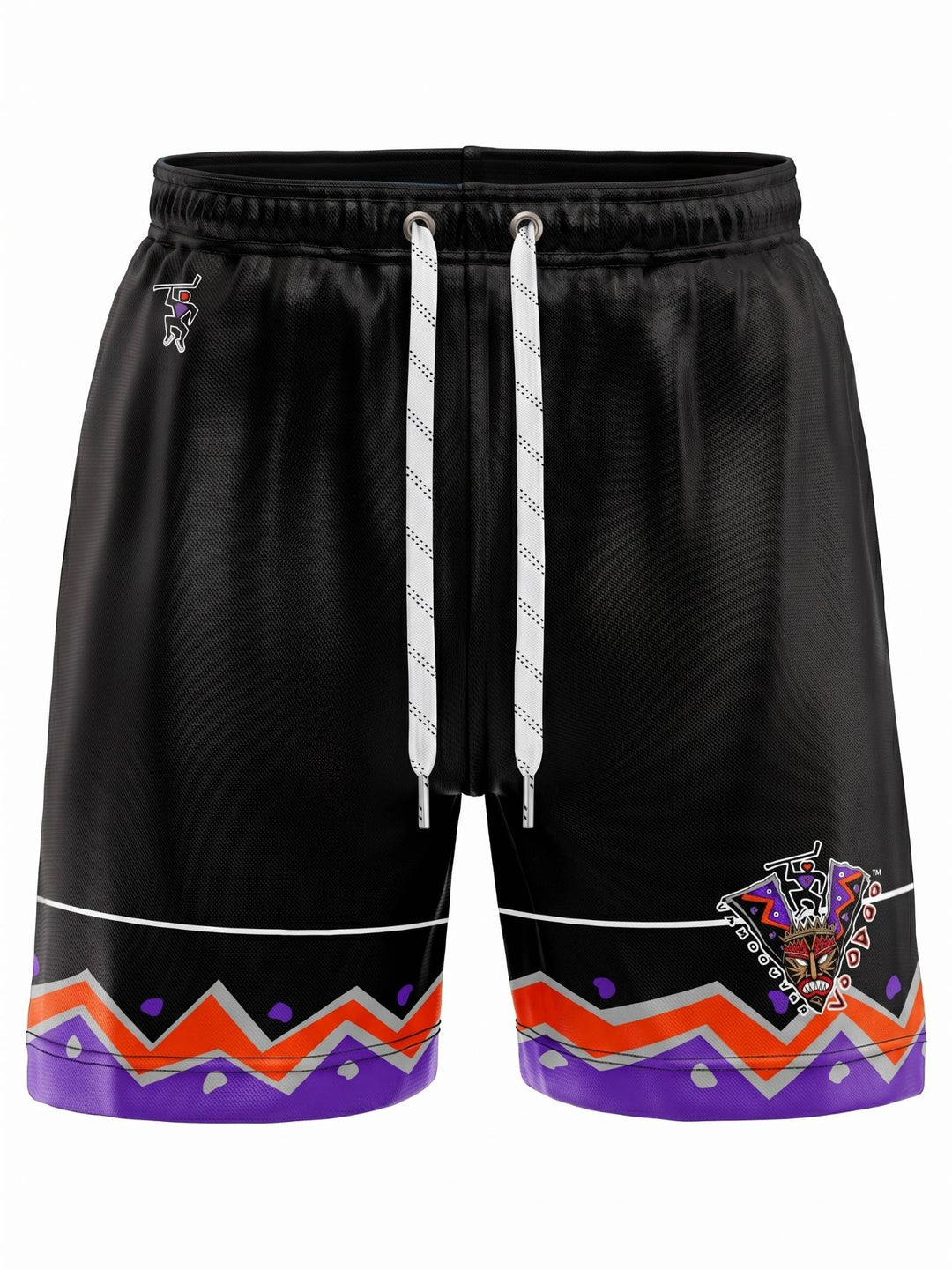  Bench ClearersVancouver Voodoo Hockey Shorts - 3D FRONT