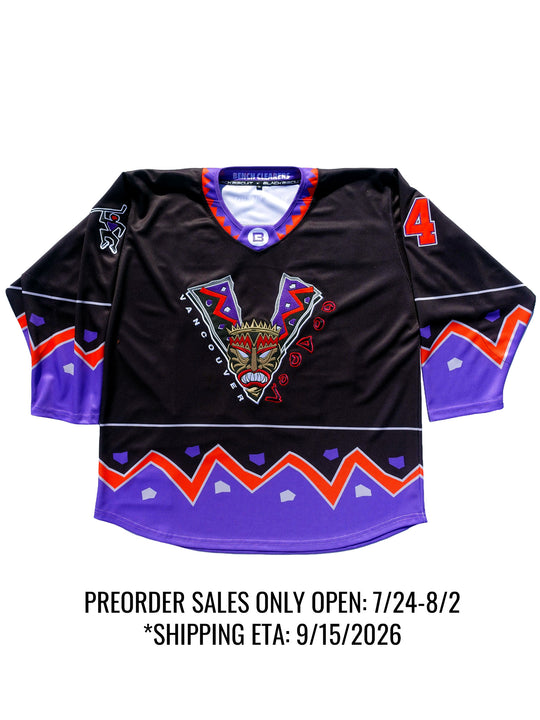 Vancouver Voodoo Elite Pro Embroidered Hockey Jersey *PREORDERS OPEN: 7/24-8/2*