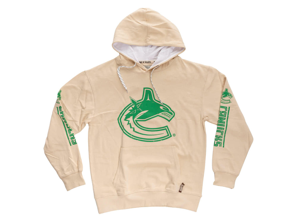 Vancouver Canucks Oatmeal Hockey Hoodie