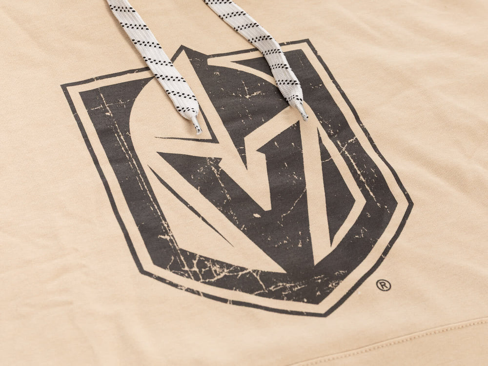 Vegas Golden Knights Oatmeal Hockey Hoodie