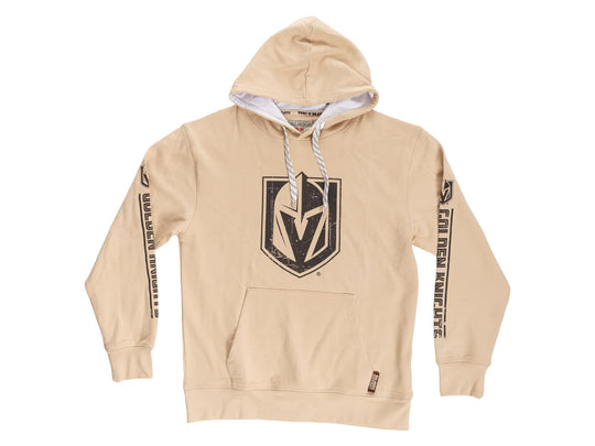 Vegas Golden Knights Oatmeal Hockey Hoodie