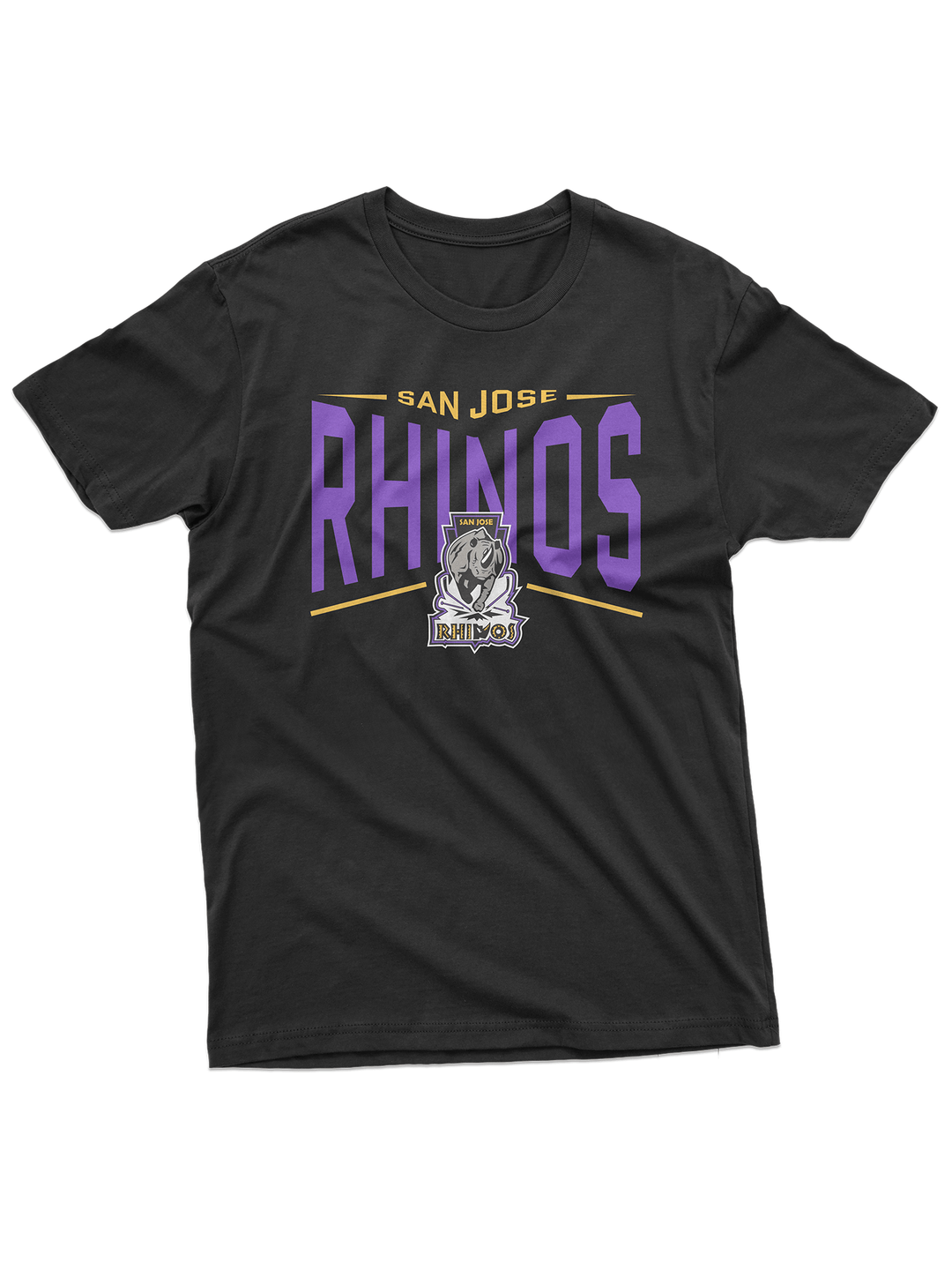 San Jose Rhinos "Full Fandom" T-Shirt - FRONT