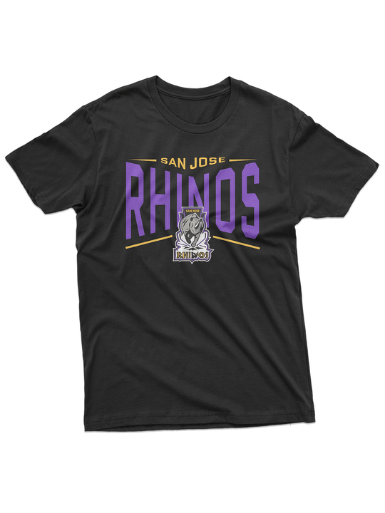 San Jose Rhinos "Full Fandom" T-Shirt - FRONT