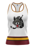 Chicago Wolves Away Women's Racerback Hockey Tank - FRONT