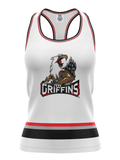 Grand Rapids Griffins Away Women's Racerback Hockey Tank - FRONT