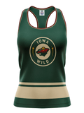 Iowa Wild Women's Racerback Hockey Tank - FRONT