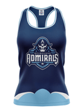 Milwaukee Admirals Women's Racerback Hockey Tank - FRONT