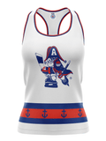 Milwaukee Admirals Retro Women's Racerback Hockey Tank - FRONT