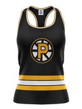 Providence Bruins Women's Racerback Hockey Tank - FRONT