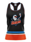 San Diego Gulls Women's Racerback Hockey Tank - FRONT