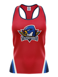 Springfield Thunderbirds Women's Racerback Hockey Tank - FRONT