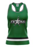 Texas Stars Women's Racerback Hockey Tank - FRONT