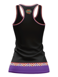 Tucson Roadrunners "Kachina" Alternate Women's Racerback Hockey Tank - BACK