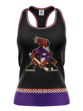 Tucson Roadrunners "Kachina" Alternate Women's Racerback Hockey Tank - FRONT