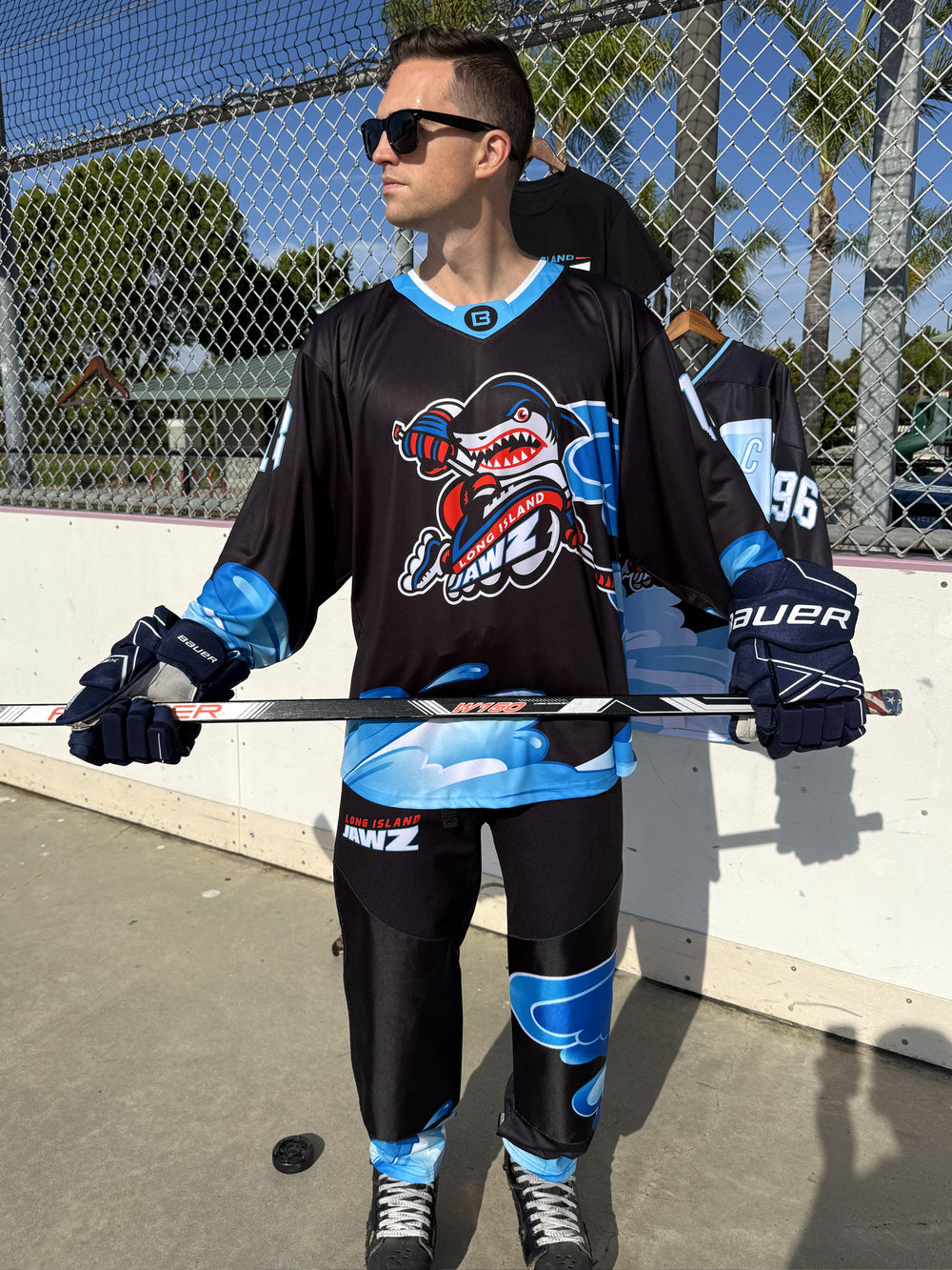 Long Island Jawz Flyweight Premier Hockey Jersey*PREORDER CLOSED*JOIN WAITLIST* - Front View | BenchClearers
