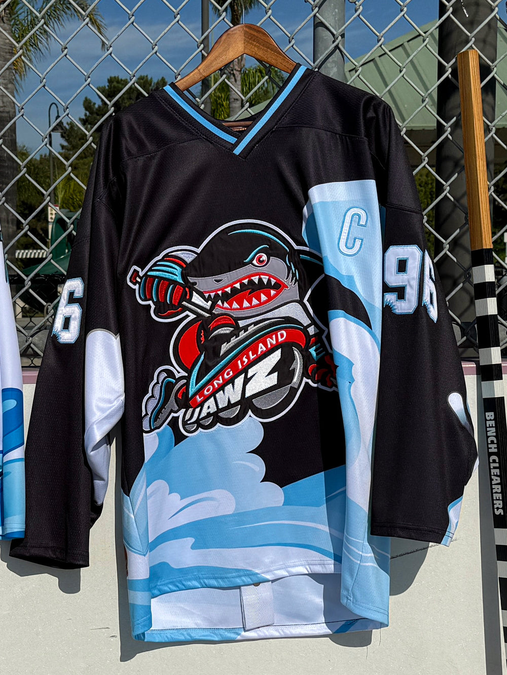 Long Island Jawz Elite Pro Embroidered Hockey Jersey*PREORDER CLOSED*JOIN WAITLIST* - Front View | BenchClearers