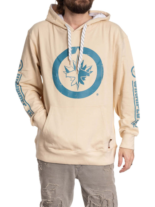 Winnipeg Jets Oatmeal Hockey Hoodie